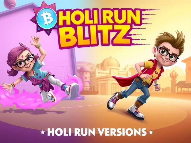 Different cultural adaptations in Holi Run Blitz Holi Run Blitz Regional Versions